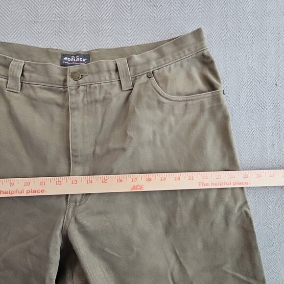 Woolrich 1507 Classic Beige Cotton 5-Pocket Jeans Heavy Workwear 40x32 EUC LNC - Picture 4 of 13